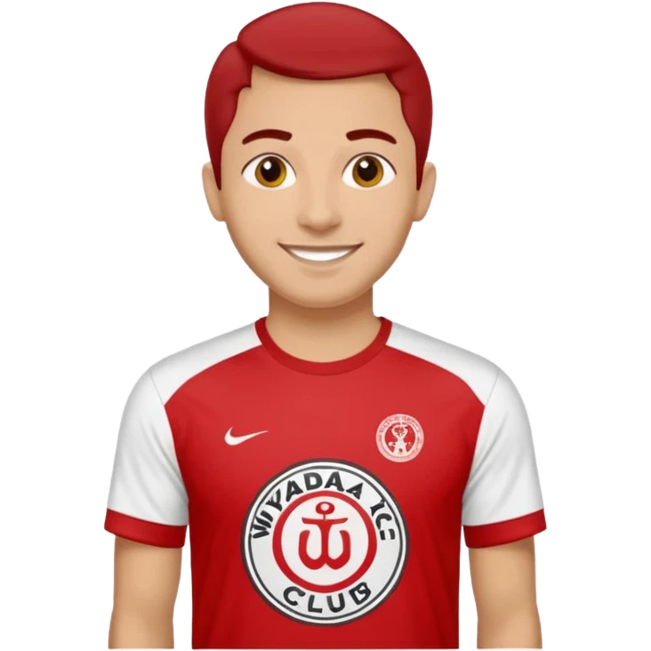 Create a emoji for a widad athletic club fan real t chirt emoji