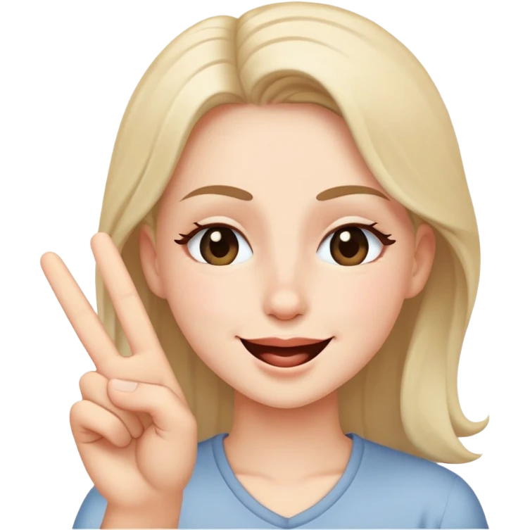 wink with peace sign  emoji