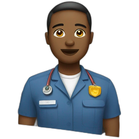 Humanitarian worker at office  emoji