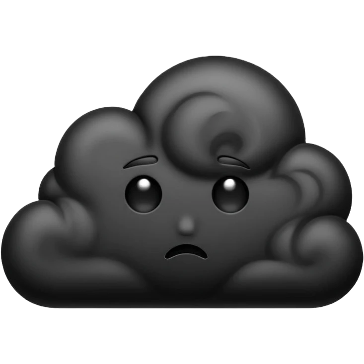 black mist emoji
