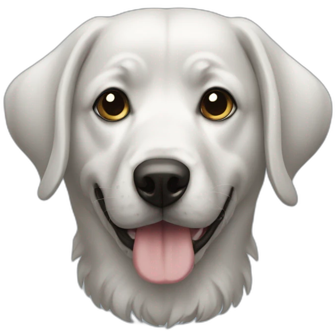 chien bleu emoji