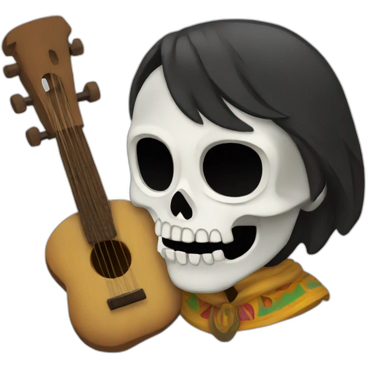 Muerte escuchando musica emoji