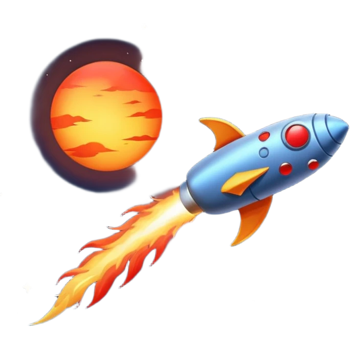 meteor similar to comet without a face transparent emoji