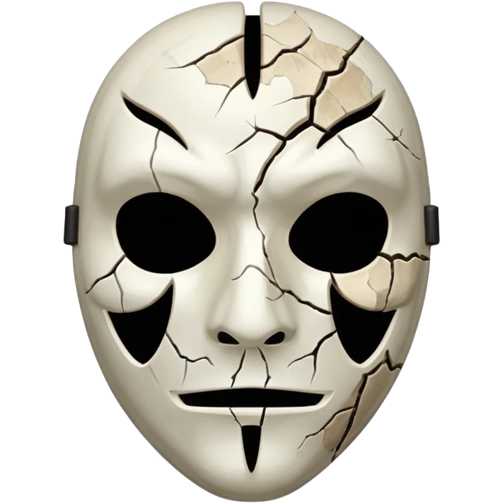 Halloween spooky mask emoji