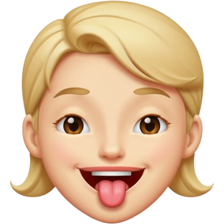 winking face with tongue out emoji