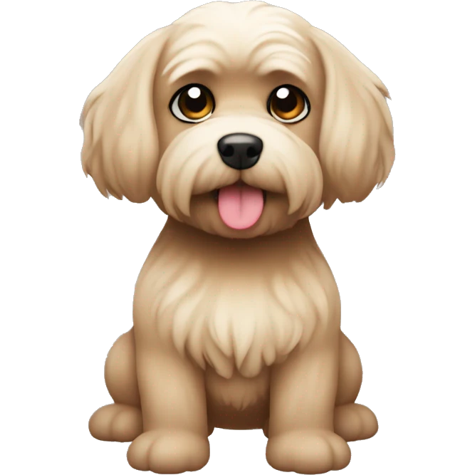 Brown curvy maltipu  emoji