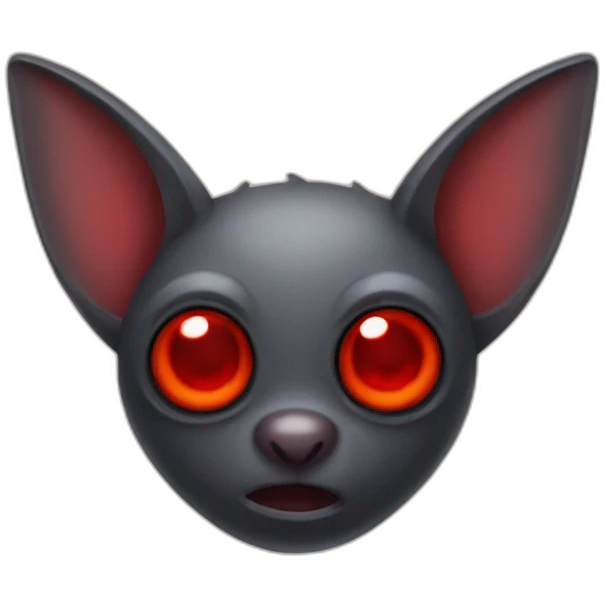 bat with red eyes emoji