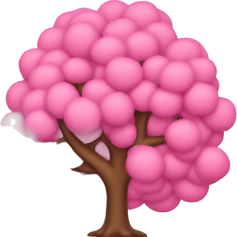 Pink tree  emoji