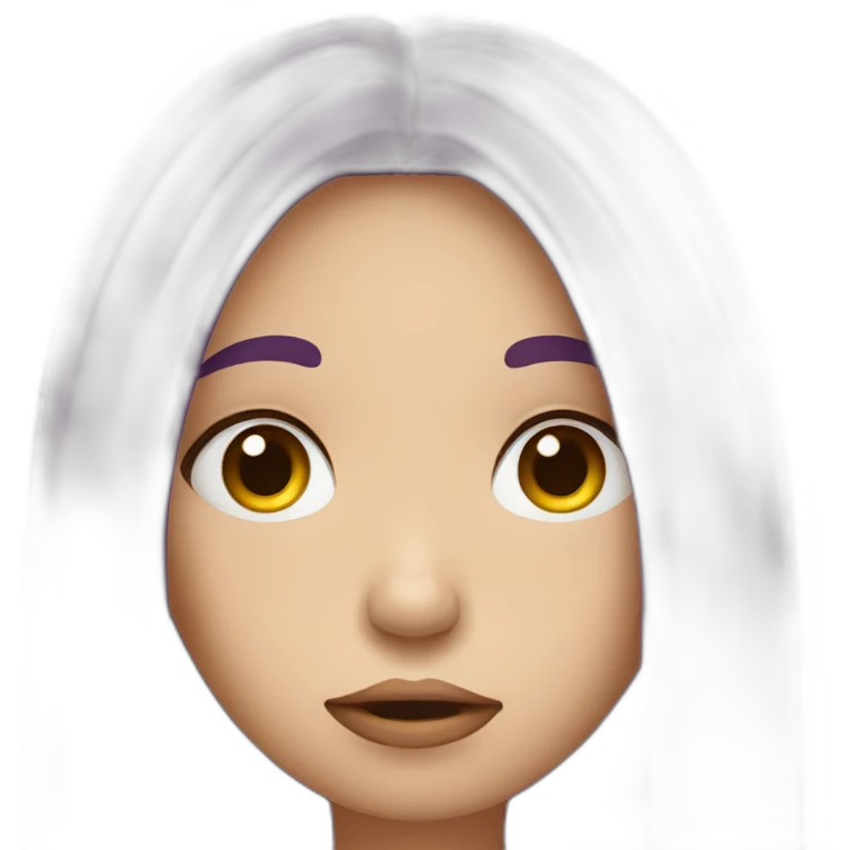 Depressed girl emoji