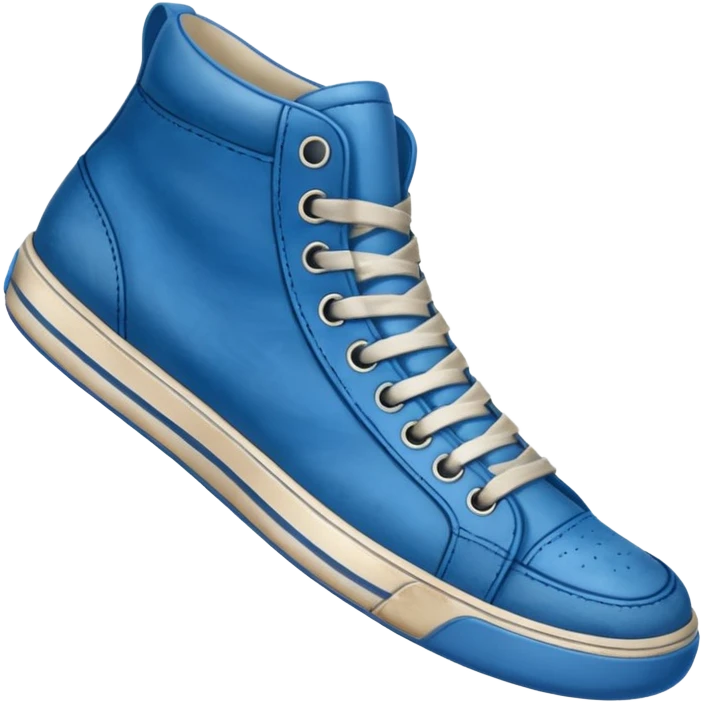 blue sneaker emoji