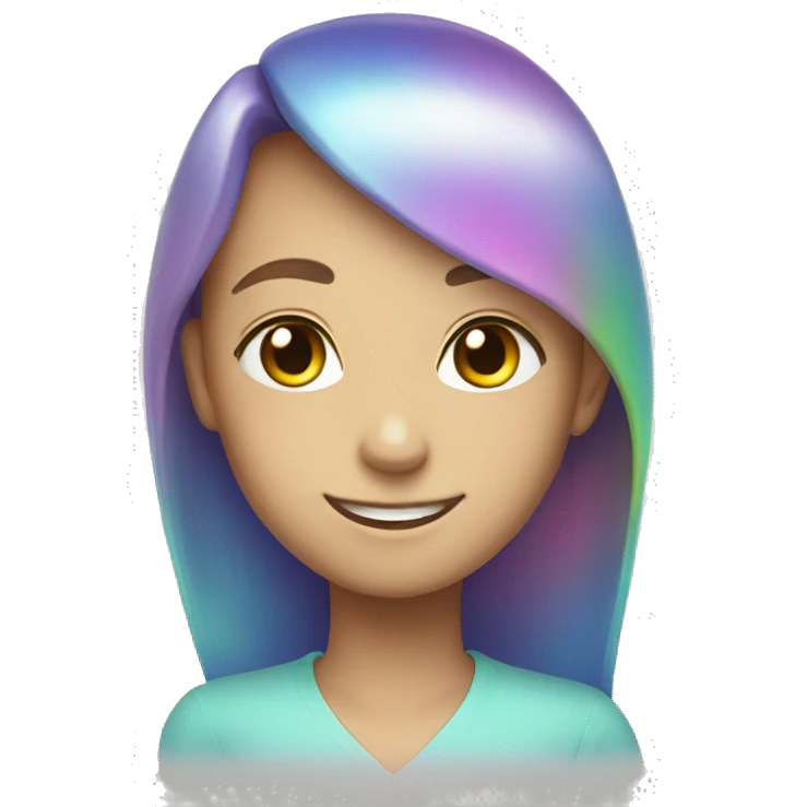 Rainbow pearl  emoji