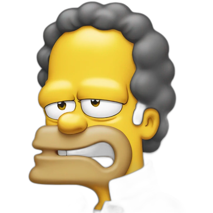 Simpson chocked emoji