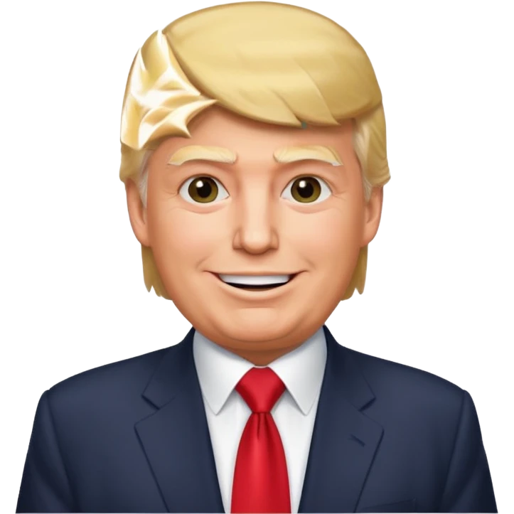 Donald Trump speaking at a rally emoji