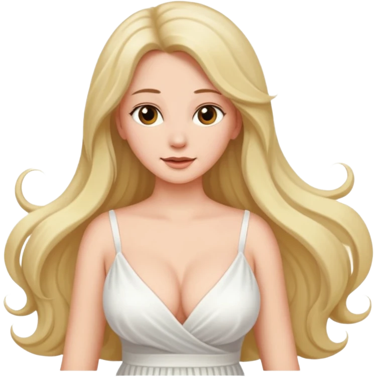 Draw a beautiful naked women with big naked boobs emoji