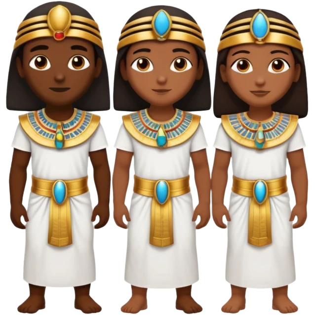 group of egipcian people emoji