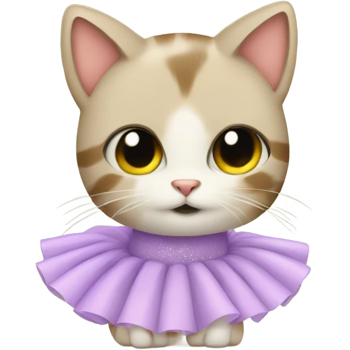 cat in tutu emoji
