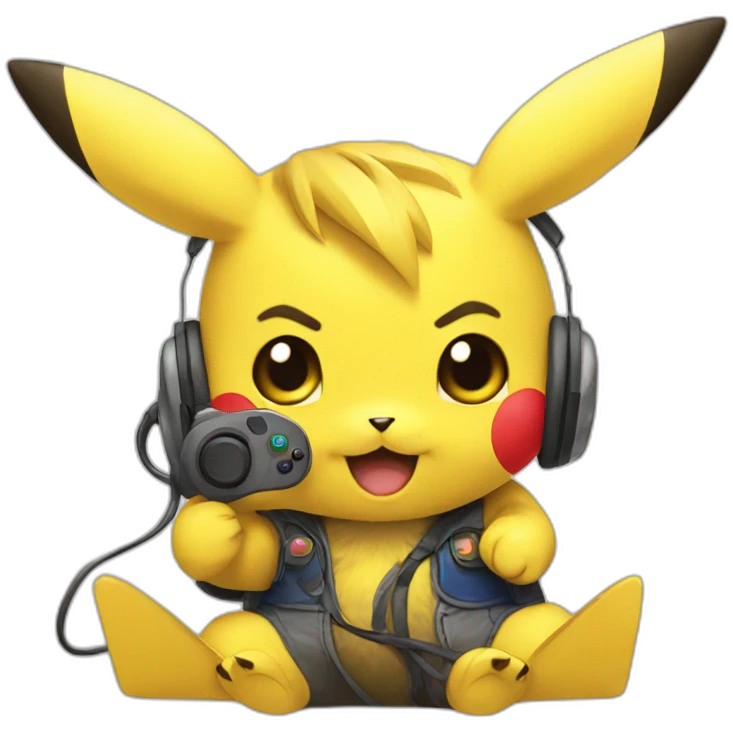 pikachu gamer emoji