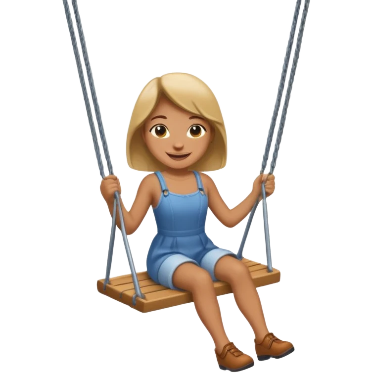 گاو سوار بر تاب تاب emoji