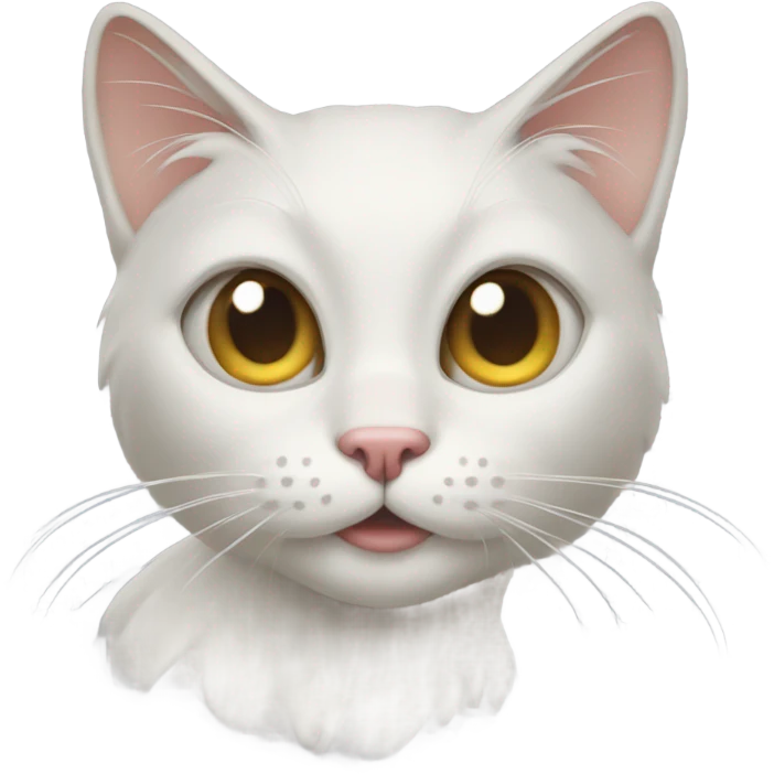 A cat with a swirly eyes emoji