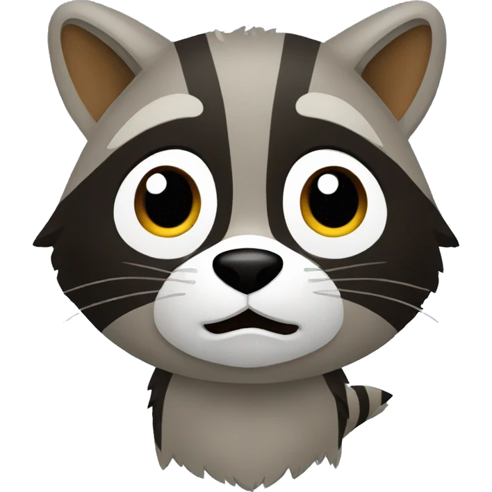 raccoon Full stack developer emoji