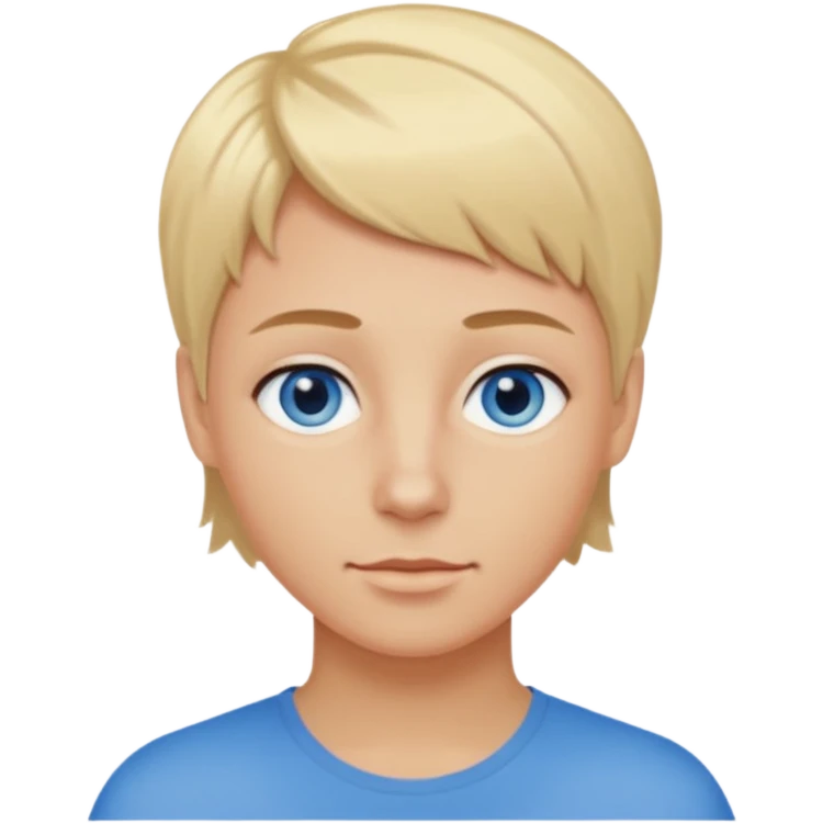 short blond hair blue eyes 5ft 9 140lbs Italian emoji