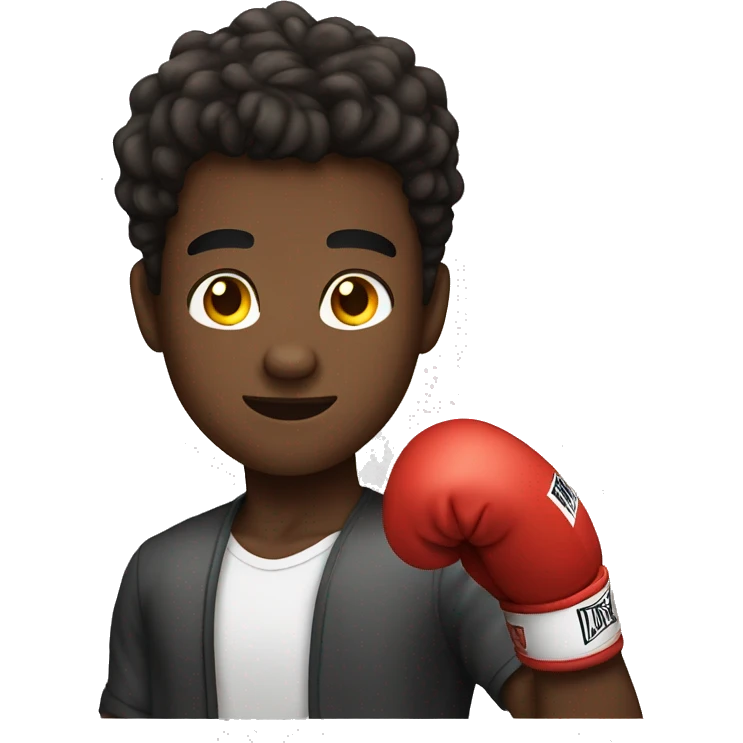 
20 year old dark-skinned young man boxing

 emoji