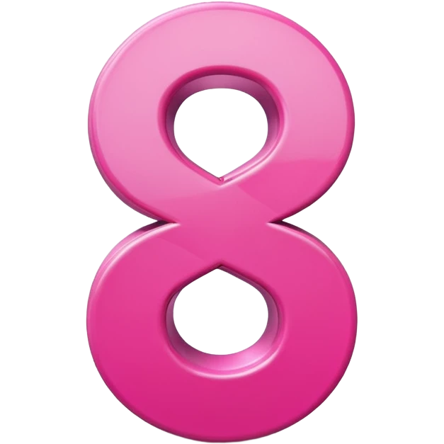 3d levitating pink percentage sign emoji