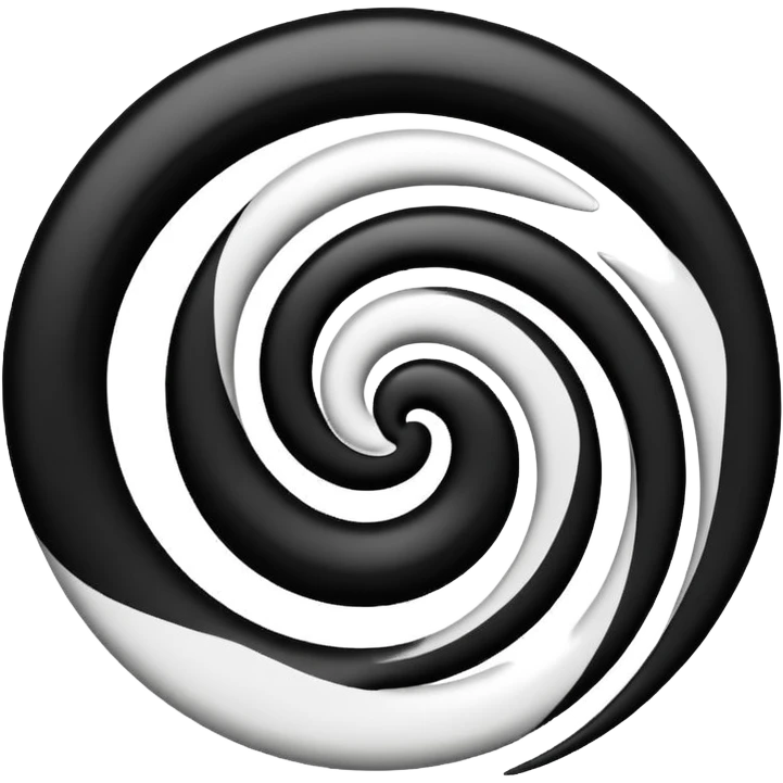 Black and white mix emoji