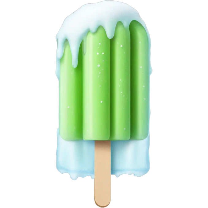 snow-covered ice pops emoji