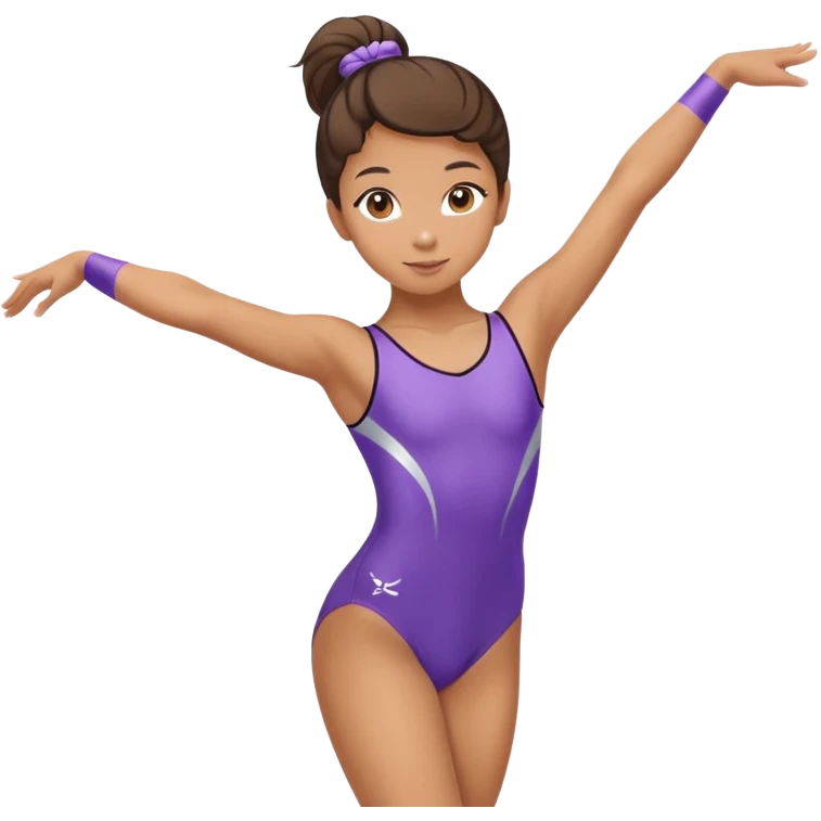 Sofia doing gymnastics  emoji