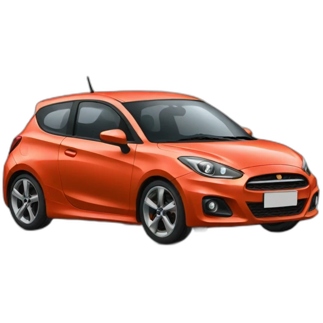 Small hatchback sportscar emoji