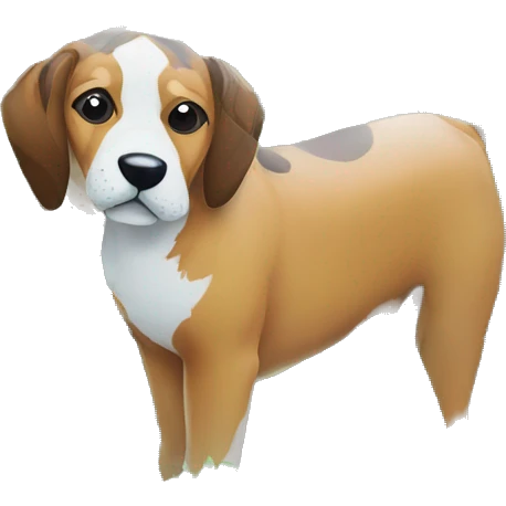A dog made of glass mirror crystals prisms glass transparent filled with plants as a terrarium with graffiti doodles emoji