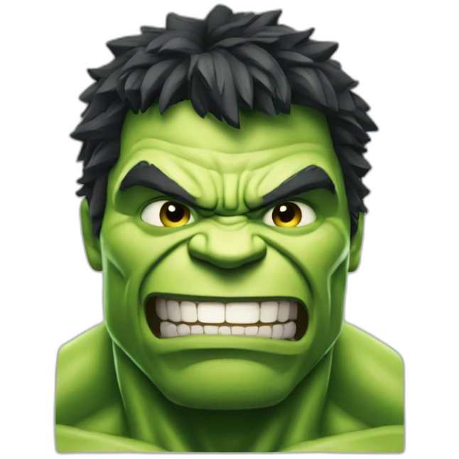 Hulk riendo emoji