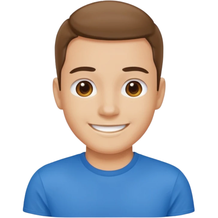 ok remove suit leave only blue t shirt emoji