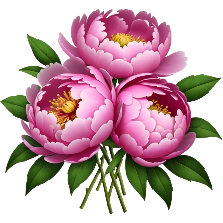 peony bouquet  emoji