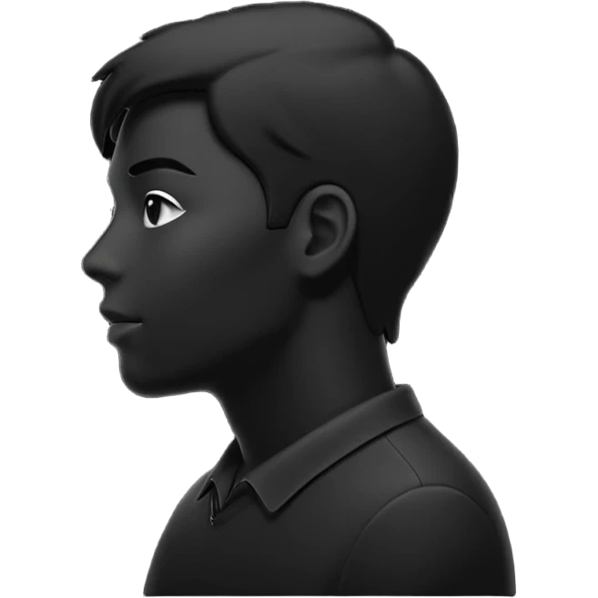 speaking silouhette emoji