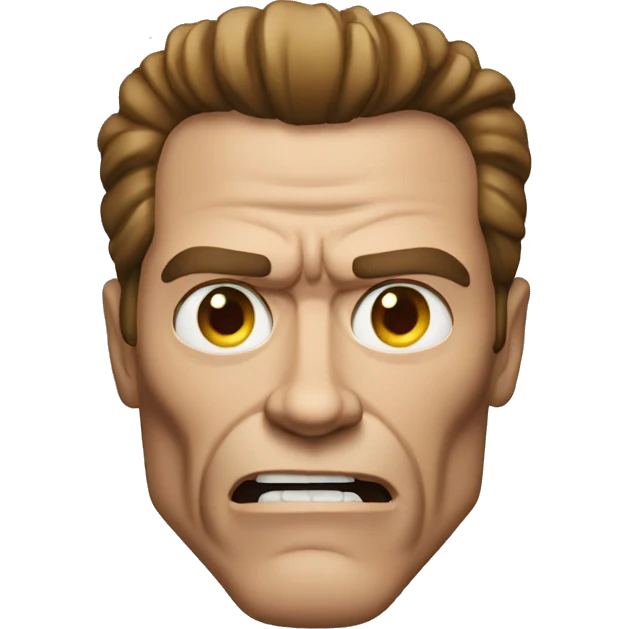 Arnold Terminator face  emoji