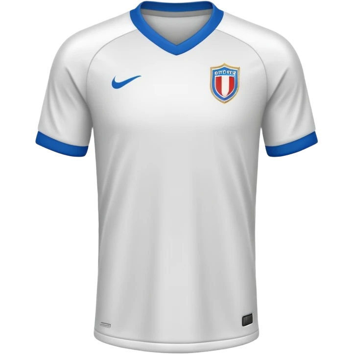 White soccer jersey emoji