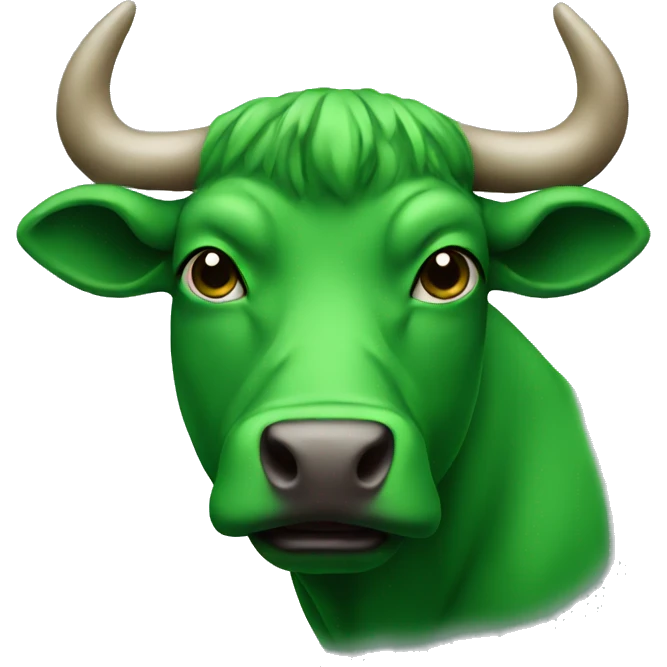 green bull emoji
