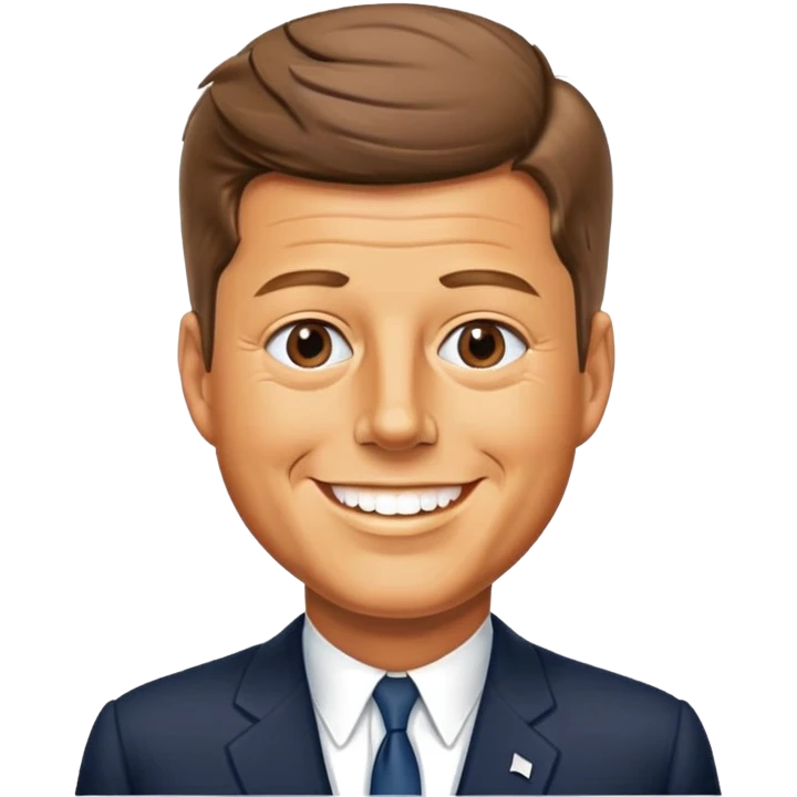 John F Kennedy, 35th president of the United States emoji