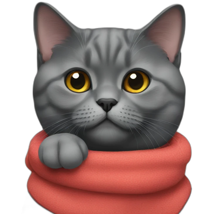 british shorthair cat black emoji