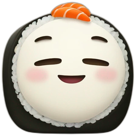 Fat sushi emoji