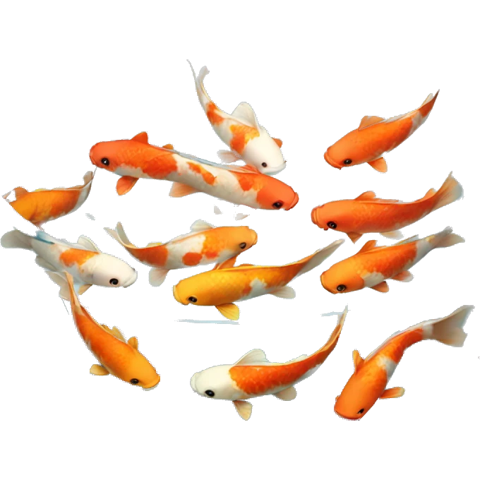 Koi fish bowl emoji