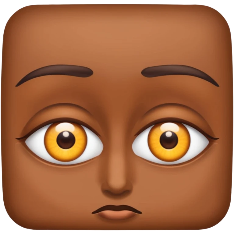Eyes going opposite ways emoji