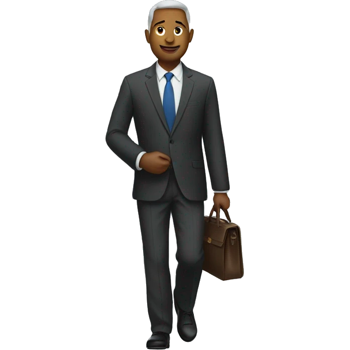 man walking in suit emoji