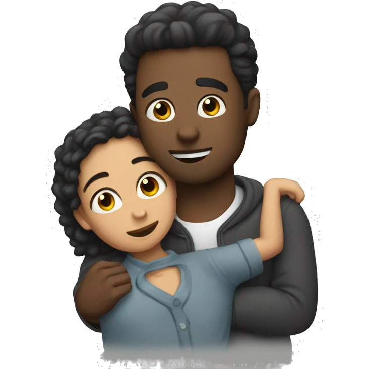can you do a hugging a boyfriend? emoji