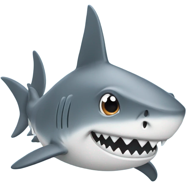 a cute shark with 4 legs named jeff emoji