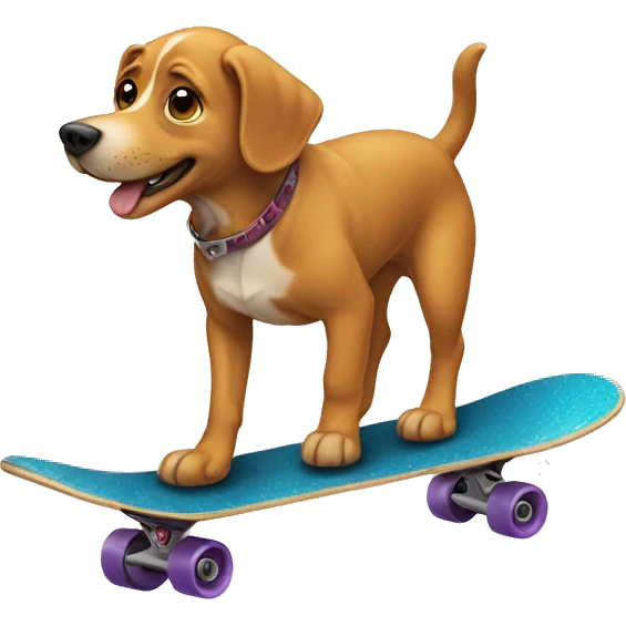 dog on a skateboard  emoji