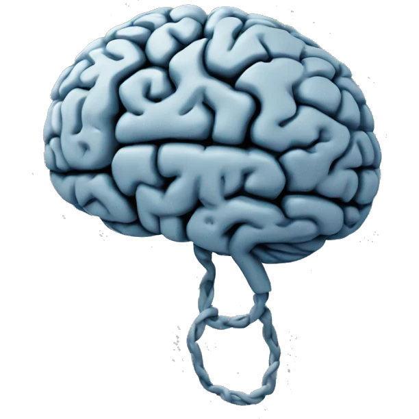 Brain with links to multiple places emoji