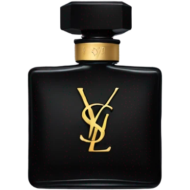 black ysl perfume emoji